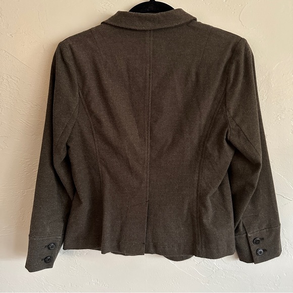 Anthropologie Cartonnier Felix Brown Felted Blazer - Picture 4 of 8